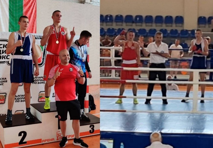 Стелиан Страхилов – шампион на Държавното първенство по бокс в Петрич 