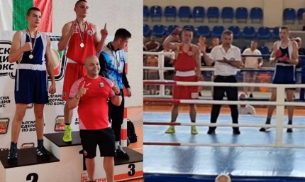 Стелиан Страхилов – шампион на Държавното първенство по бокс в Петрич 