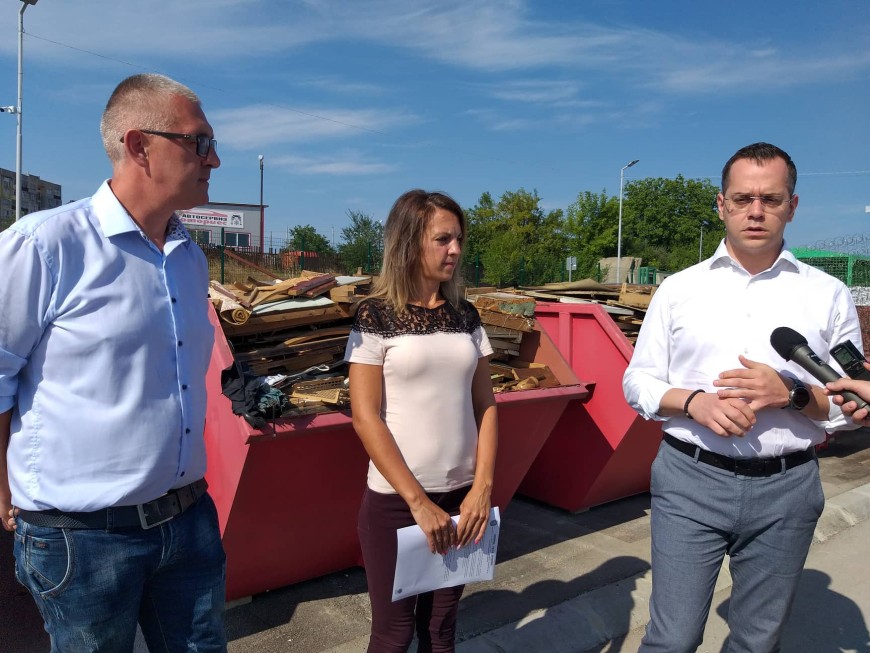 Голям е интересът към площадката за разделно събиране на отпадъци в Добрич 