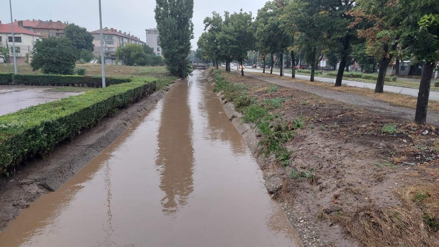 Падналото количество дъжд до 6.00 часа в Добрич  е 69 л/кв.м.