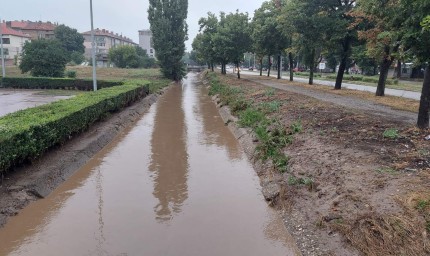 Падналото количество дъжд до 6.00 часа в Добрич  е 69 л/кв.м.