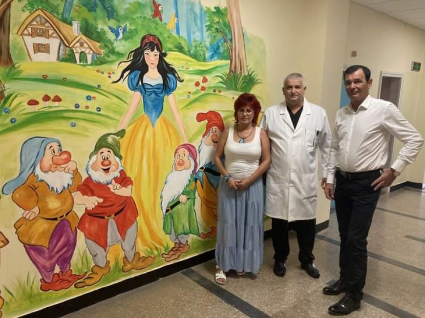Красиви рисунки ще радват малките пациенти на МБАЛ-Балчик