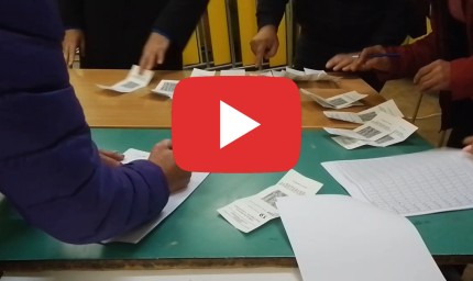 За първи път: видеонаблюдение на броенето на гласовете от секциите в 8 МИР /ВИДЕО/