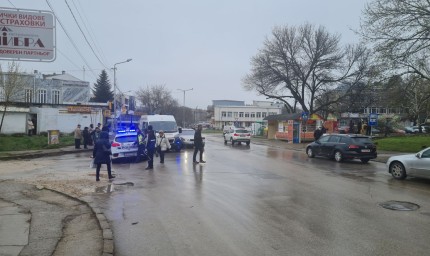 „Ауди“  удари  пешеходка  по ул. „Отец Паисий“  в Добрич