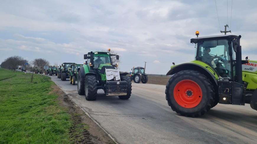 И румънските земеделци се присъединиха към протеста 