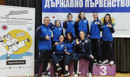 4 златни, 3 сребърни и 2 бронзови медали за КБС Калиакра от Държавното първенство по Олимпийско карате