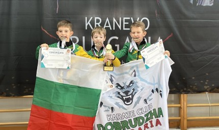 42 медала за каратеките на "Добруджа“  от Европейското по Шотокан карате