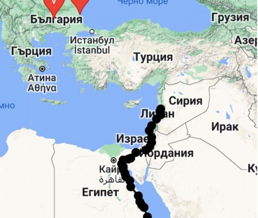 Орлето Илия, излюпило се в село Александрия миналата пролет, лети към България