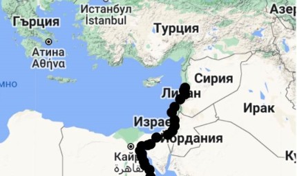 Орлето Илия, излюпило се в село Александрия миналата пролет, лети към България